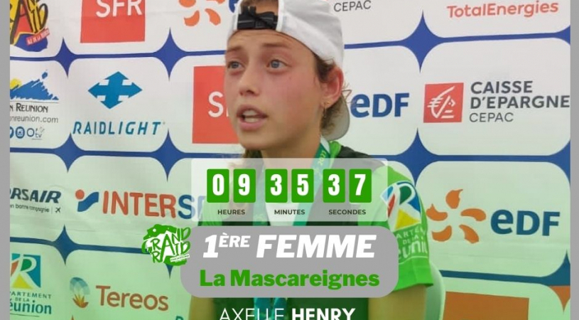 Axelle HENRY, haut la main !